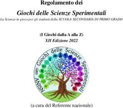 Giochi delle Scienze Sperimentali - Regolamento dei - (a cura del Referente nazionale) - Miur