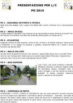 PRESENTAZIONE PER L/C PO 2015