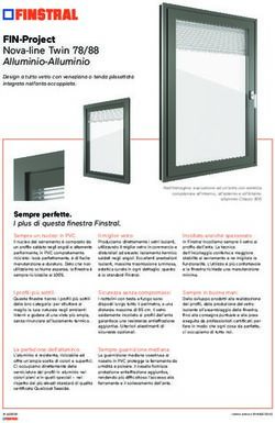 FIN-Project Nova-line Twin 78/88 Alluminio-Alluminio - Finstral