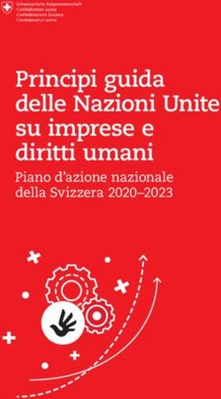 Principi guida delle Nazioni Unite su imprese e diritti umani - Piano d'azione nazionale della Svizzera 2020-2023