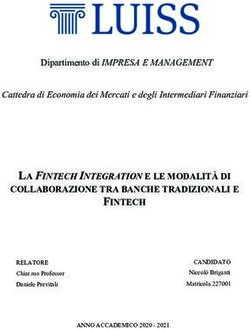 FINTECH LA FINTECH INTEGRATION E LE MODALIT&Agrave; DI COLLABORAZIONE TRA BANCHE TRADIZIONALI E