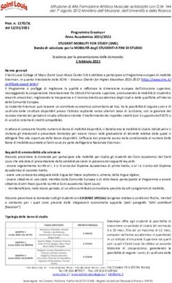 STUDENT MOBILITY FOR STUDY (SMS) - Saint Louis ...