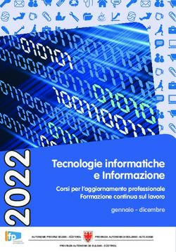 Tecnologie informatiche e Informazione - Corsi per l'aggiornamento professionale Formazione continua sul lavoro gennaio - dicembre