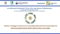 Tematica : Proteggere e favorire un uso sostenibile dell'ecosistema terrestre (Goal 15) Scuola Secondaria di primo Grado "Quinto ...
