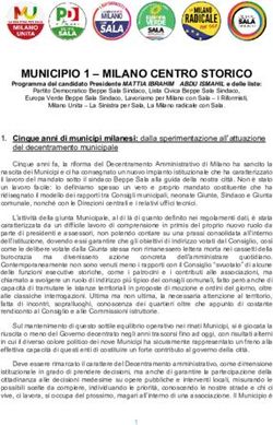 MUNICIPIO 1 - MILANO CENTRO STORICO - Beppe Sala ...