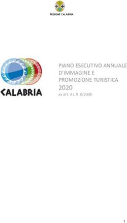 PIANO ESECUTIVO ANNUALE D'IMMAGINE E PROMOZIONE TURISTICA - 2020 ex art. 4 L.R. 8/2008