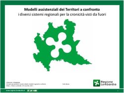 Modelli assistenziali dei Territori a confronto - Gestionale ForumPA