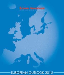 EUROPEAN OUTLOOK 2015 - SCENARI IMMOBILIARI