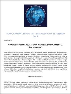 GIOVANI ITALIANI ALL'ESTERO. RIENTRO. POPOLAMENTO. SOLIDARIETA'