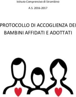 PROTOCOLLO DI ACCOGLIENZA DEI BAMBINI AFFIDATI E ADOTTATI - A.S. 2016-2017 Istituto Comprensivo di Strambino