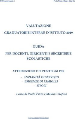 VALUTAZIONE GRADUATORIE INTERNE D'ISTITUTO 2019 GUIDA PER DOCENTI, DIRIGENTI E SEGRETERIE SCOLASTICHE - Orizzonte Scuola