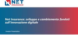 Net Insurance: sviluppo e cambiamento fondati sull'innovazione digitale - Investor Presentation
