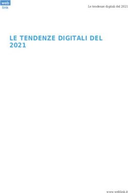 LE TENDENZE DIGITALI DEL 2021 - Le tendenze digitali del 2021 - www.weblink.it