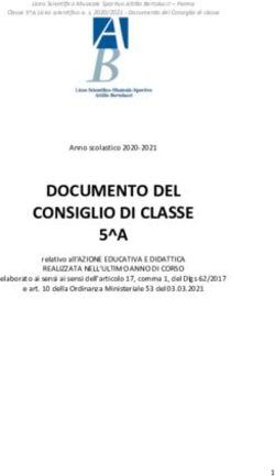 DOCUMENTO DEL CONSIGLIO DI CLASSE 5 A - Liceo Attilio ...