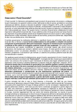 Cosa sono i Food Councils? - Piana del cibo
