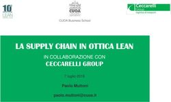LA SUPPLY CHAIN IN OTTICA LEAN - CECCARELLI GROUP IN COLLABORAZIONE CON