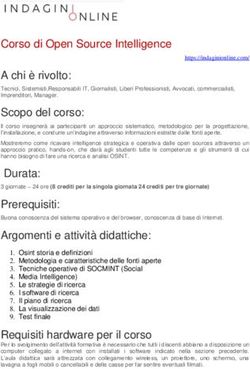 Corso di Open Source Intelligence - Cersa