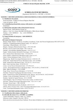 SCHEDA DATI DI SICUREZZA - Biosicurezzaweb