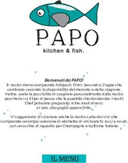 IL MENU - Papo Ristorante