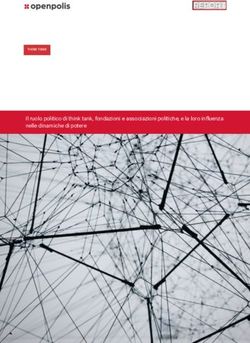 Cogito ergo sum 2020 Il ruolo politico di think tank, fondazioni e associazioni politiche, e la loro influenza nelle dinamiche di potere