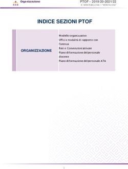 INDICE SEZIONI PTOF - IC MONTEBELLUNA
