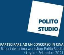 Polito studio PARTECIPARE AD UN CONCORSO IN CINA - Report del primo workshop Polito Studio / Luglio - Settembre 2021 - Ordine degli Architetti di ...