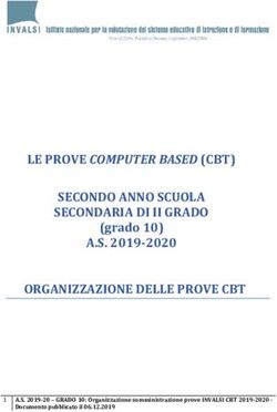 LE PROVE COMPUTER BASED (CBT) SECONDO ANNO SCUOLA SECONDARIA DI II GRADO A.S. 2019-2020 ORGANIZZAZIONE DELLE PROVE CBT - (grado 10) - 1 A.S ...