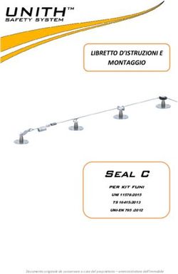 Seal C - LIBRETTO D'ISTRUZIONI E MONTAGGIO - per kit funi