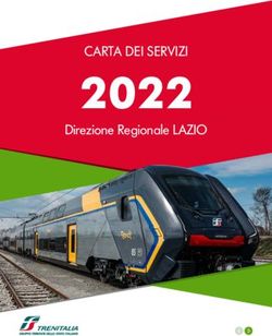 2022 CARTA DEI SERVIZI - Direzione Regionale LAZIO - Trenitalia
