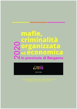Criminalit&agrave; organizzata - ed economica in provincia di Bergamo - Libera Bergamo