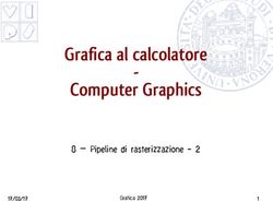 Grafica al calcolatore Computer Graphics Grafica 2017 - Andrea Giachetti