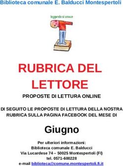 RUBRICA DEL LETTORE - Comune di Montespertoli