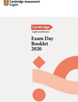Exam Day Booklet 2020 - CLM BELL