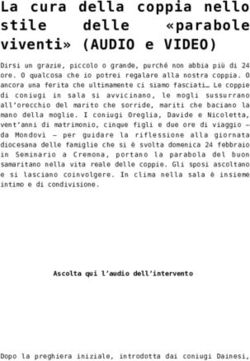 La cura della coppia nello "parabole - Diocesi di Cremona