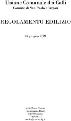 REGOLAMENTO EDILIZIO Unione Comunale dei Colli - Comune di San Paolo d'Argon 14 giugno 2021