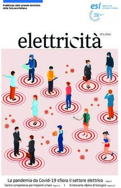 ElettricitàNo 1/2021 - La pandemia da Covid-19 sfiora il settore elettrico