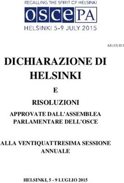 DICHIARAZIONE DI HELSINKI - E RISOLUZIONI APPROVATE DALL'ASSEMBLEA PARLAMENTARE DELL'OSCE