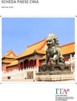 SCHEDA PAESE CINA febbraio 2022 - Agenzia ICE