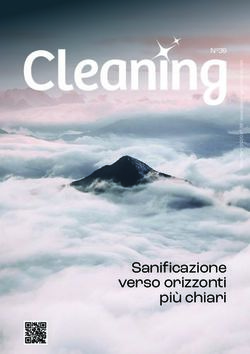 Sanificazione verso orizzonti pi&ugrave; chiari - N 39 - Cleaning Community