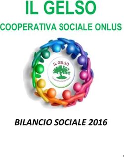 IL GELSO - BILANCIO SOCIALE 2016 - COOPERATIVA SOCIALE ONLUS - Cooperativa Il Gelso