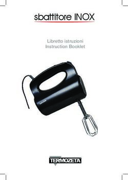 Sbattitore INOX Libretto istruzioni Instruction Booklet - Termozeta