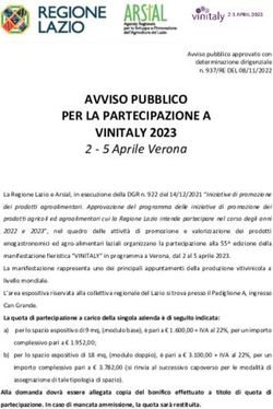 AVVISO PUBBLICO PER LA PARTECIPAZIONE A VINITALY 2023 - ARSIAL
