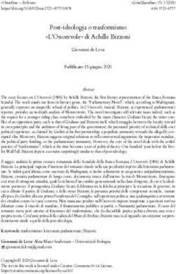 Post-ideologia o trasformismo "L'Onorevole" di Achille Bizzoni
