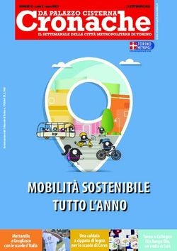 MOBILIT&Agrave; SOSTENIBILE TUTTO L'ANNO