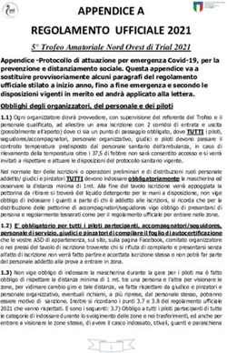 APPENDICE A REGOLAMENTO UFFICIALE 2021 - 5 Trofeo Amatoriale Nord Ovest di Trial 2021