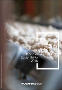 Bilancio di Sostenibilità 2018 - Panariagroup