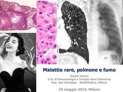 Malattie rare, polmone e fumo - 29 maggio 2019, Milano Sergio Harari U.O. di Pneumologia e Terapia Semi Intensiva