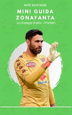 MINI GUIDA Le strategie d'asta - I Portieri - ASTE 2019/2020 - Zonafanta.com