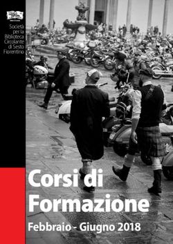Corsi di Formazione Febbraio - Giugno 2018 - Società per la Biblioteca Circolante di Sesto Fiorentino - Società per la Biblioteca Circolante