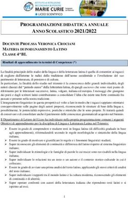 ANNO SCOLASTICO 2021/2022 - PROGRAMMAZIONE DIDATTICA ANNUALE - MCurie